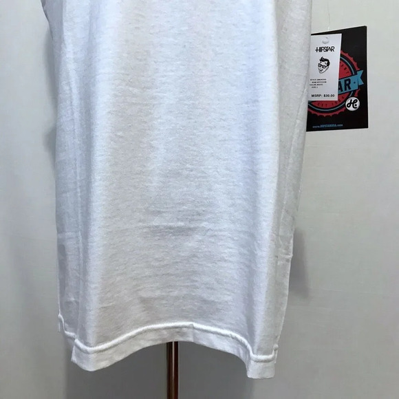 Hipstar NWT White Grapic Tank Top Men M *Please See Description* - Picture 3 of 7